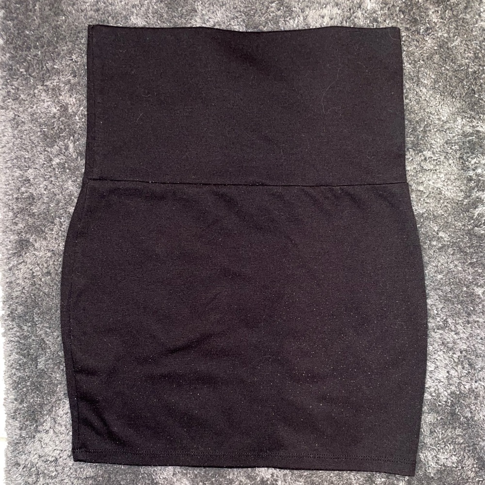 Nollie High Waisted Black Pencil Skirt Size Small